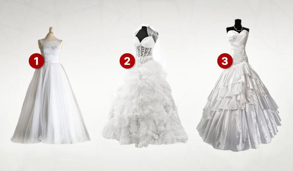 Какое свадебное платье выберете вы и что это говорит о вас