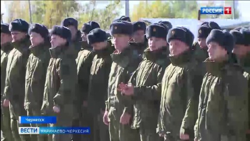Карачаево-Черкесия передала эстафету марша Знамени Победы Ставропольскому краю