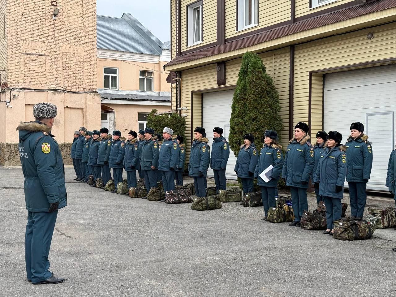 В Главном управлении состоялся строевой смотр
