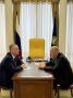 Глава Карачаево-Черкесии Рашид Темрезов провел рабочую встречу с генеральным директором ООО «Газпром межрегионгаз Черкесск» Олегом Дергачевым