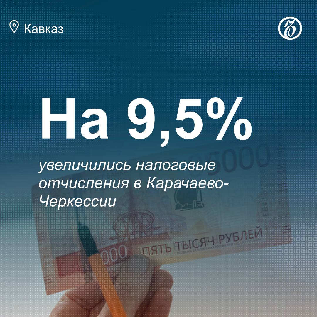 Карачаево-Черкесия за девять месяцев 2025 года направила в бюджет России около 24 млрд руб., что на 9,5% превышает показатель аналогичного периода прошлого года