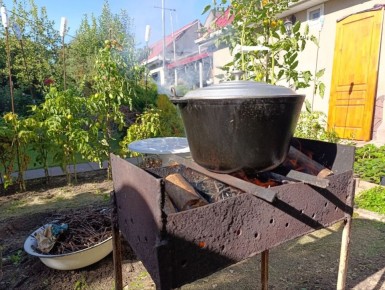 Закрытие дачного сезона с финской ухой на костре