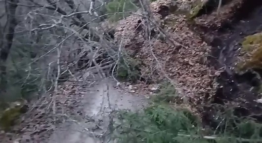 Недалеко от поселка Рожкао произошел сход селя