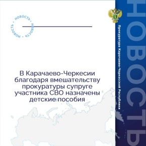 Прокуратура города Черкесска провела проверку по обращению местной жительницы об отказе в предоставлении мер социальной поддержки