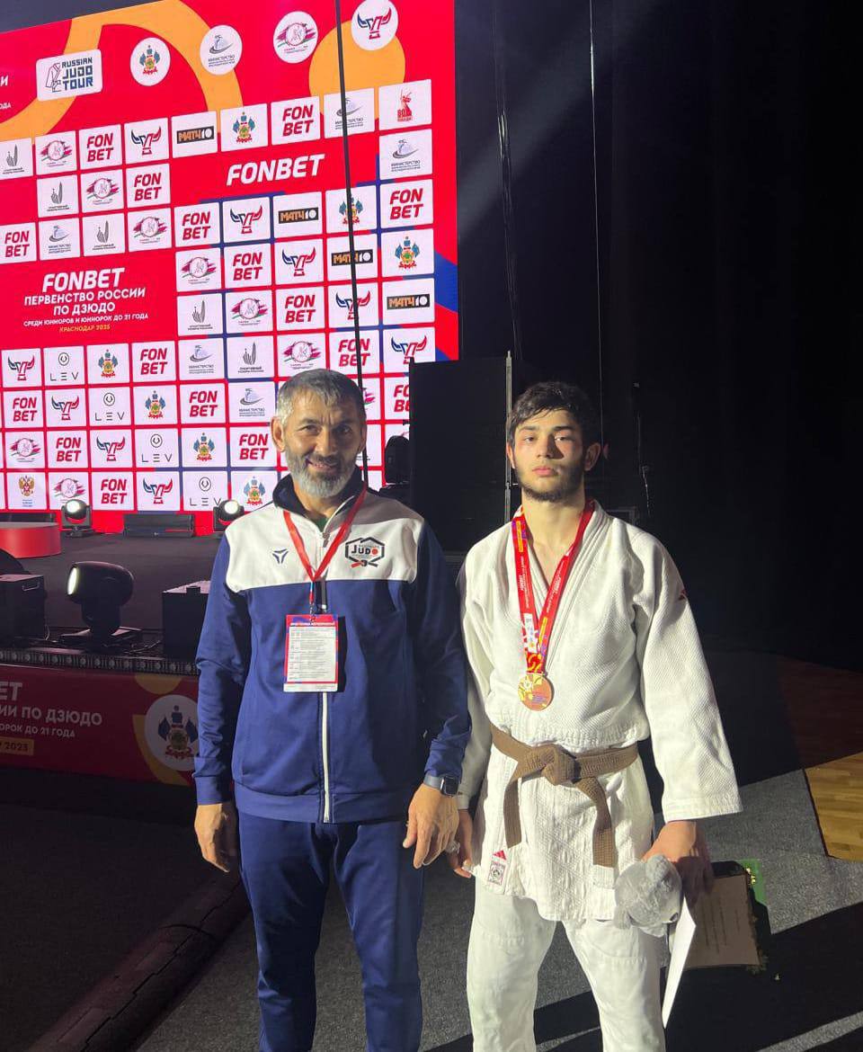 Спортсмен из КЧР Ибрагим Гочияев завоевал бронзовую медаль первенства России по дзюдо среди юниоров и юниорок до 21 года