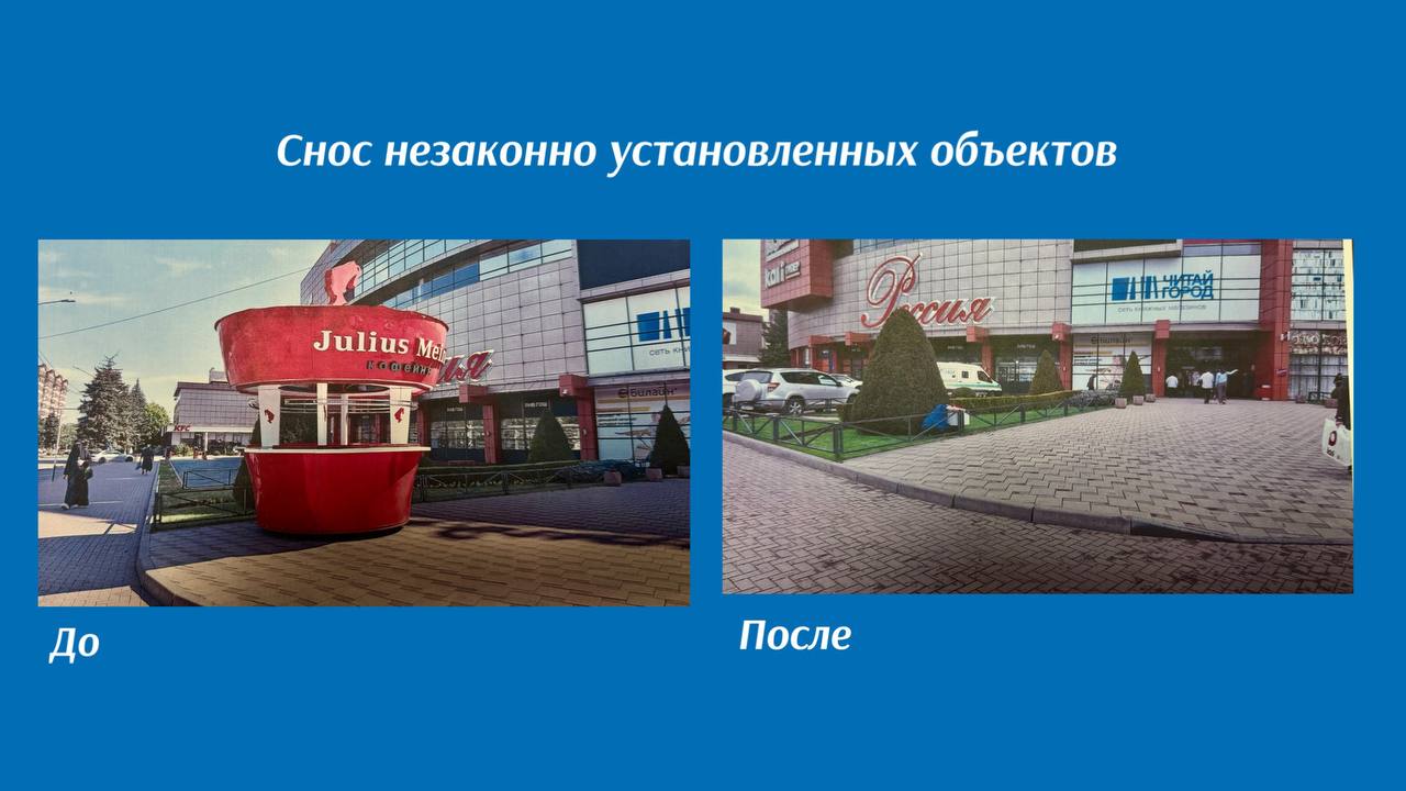 Алексей Баскаев: Свыше 270 незаконно установленных объектов снесли в Черкесске с начала года Алексей Баскаев: Свыше 270 незаконно установленных объектов снесли в Черкесске с начала года
