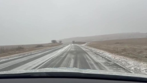 На видео состоние дорожного полотна на автодороге «Усть-Джегута - Терезе»