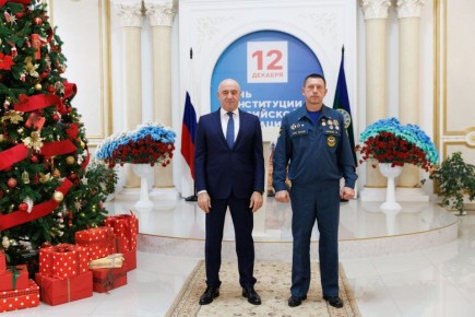 Сергею Борисову присвоено звание «Заслуженный спасатель Карачаево-Черкесской Республики»
