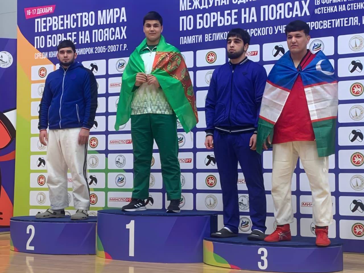 6 медалей различного достоинства завоевали спортсмены Карачаево-Черкесии на первенстве мира по борьбе на поясах среди юниоров и юниорок 18-20 лет 6 медалей различного достоинства завоевали спортсмены Карачаево-Черкесии на первенстве мира по борьбе на поясах среди юниоров и юниорок 18-20 лет