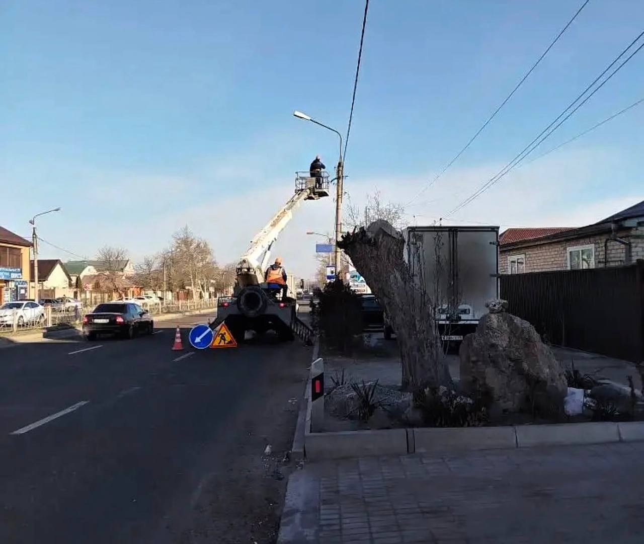 Алексей Баскаев: В Черкесске ведутся работы по ремонту сетей наружного освещения