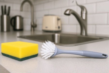 Губка или щетка: что выбрать для безопасной мойки посуды?