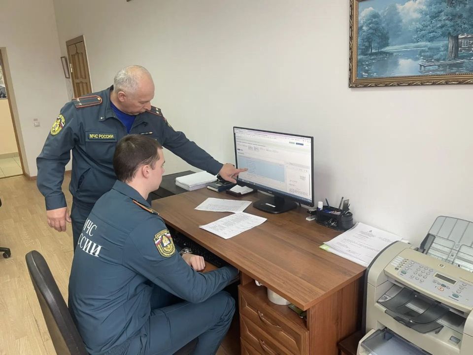 Курсанты высших учебных заведений МЧС России проходят практику