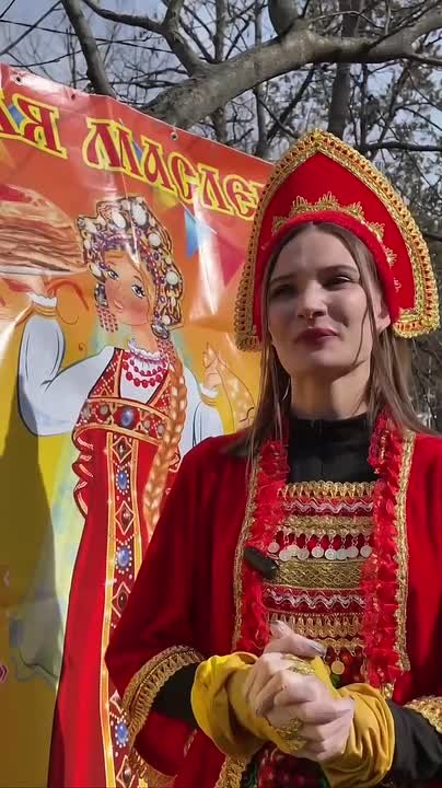 В Черкесске прошли масленичные гуляния, посвящённые проводам зимы