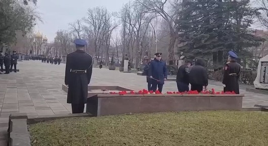 Работники органов прокуратуры республики приняли участие в праздничном мероприятии, посвященном Дню защитника Отечества