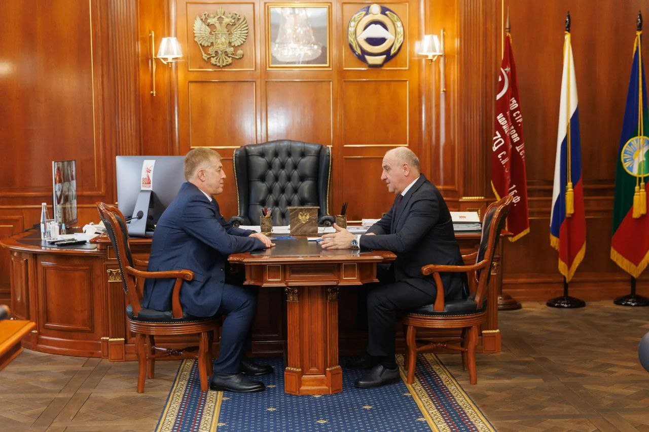 Глава КЧР провел рабочую встречу с руководителем Кавказского управления Ростехнадзора