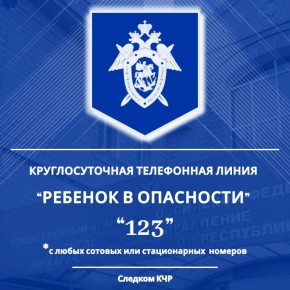 Следственное управление напоминает о круглосуточной работе телефонной линии «Ребенок в опасности»