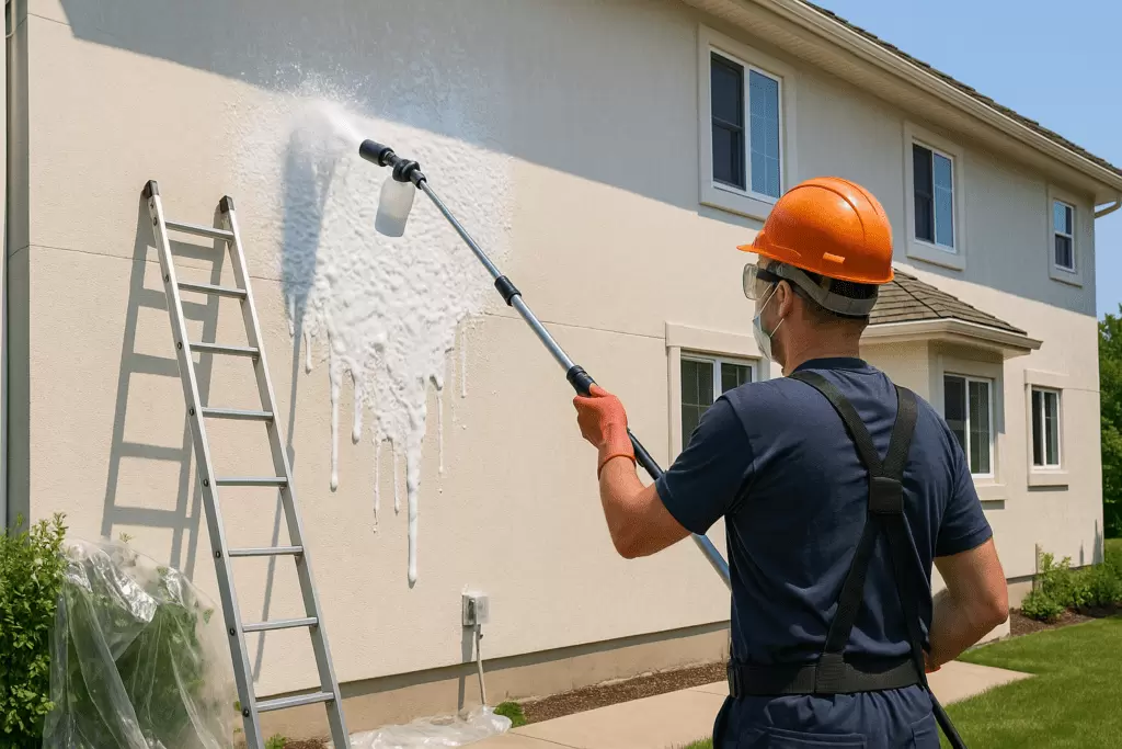 Почему мойка фасада дома – это важный шаг к уюту и здоровью