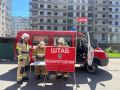 Спасатели провели пожарно-тактические учения в одном из торговых центров Черкесска