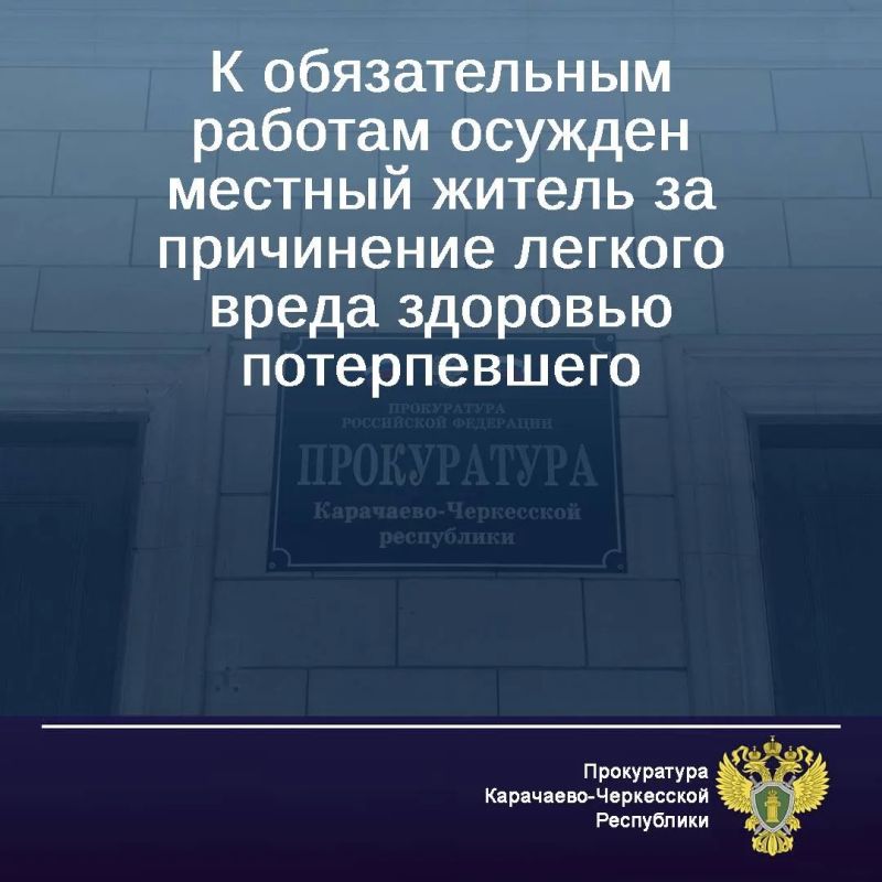 Мировой суд вынес приговор по уголовному делу в отношении местного жителя