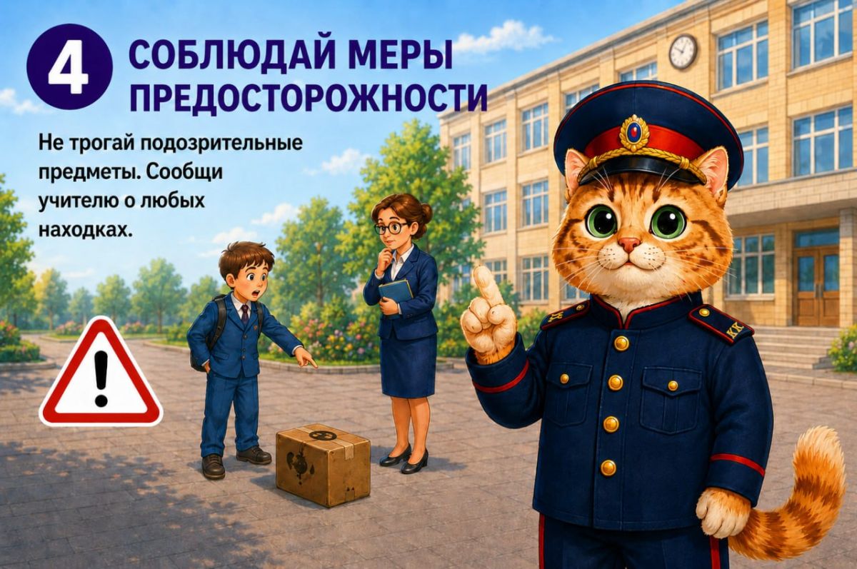СК России напоминает школьникам о правилах безопасности в новом учебном году СК России напоминает школьникам о правилах безопасности в новом учебном году
