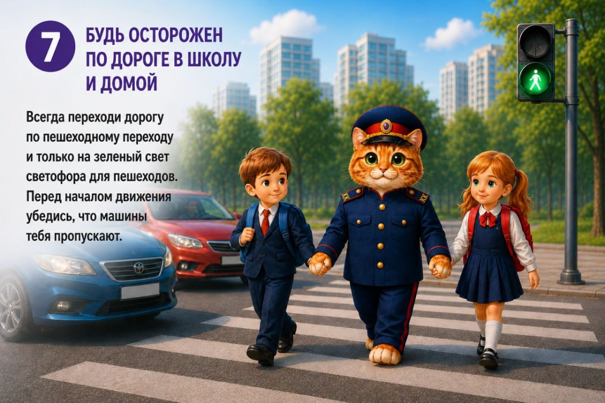 СК России напоминает школьникам о правилах безопасности в новом учебном году СК России напоминает школьникам о правилах безопасности в новом учебном году