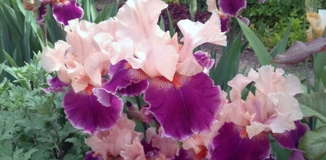Как защитить бородатые ирисы и лилейники от зимних морозов