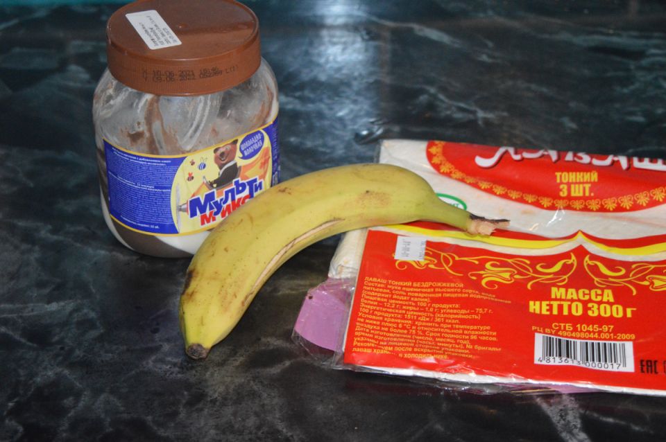 Необычные роллы из лаваша: сочетание бананов и шоколада для сладкого удовольствия