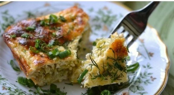 Творожная запеканка с молодой капустой объясняет простоту полезного меню