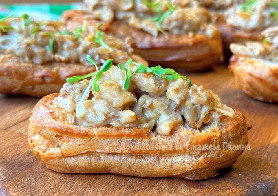 Необычные эклеры с грибами: восхитительное сочетание для гурманов